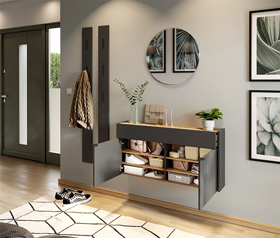 Mehrzweckschrank »Ameca« breit, graphit
