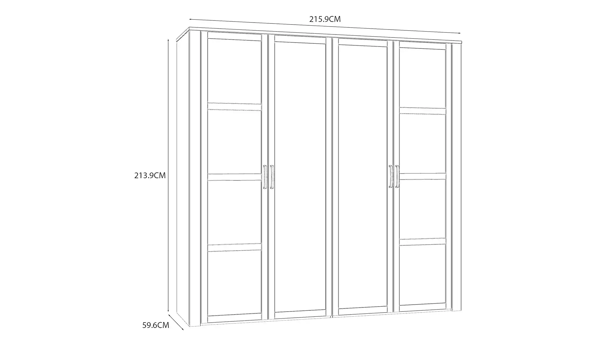 Drehtürenschrank Toneo