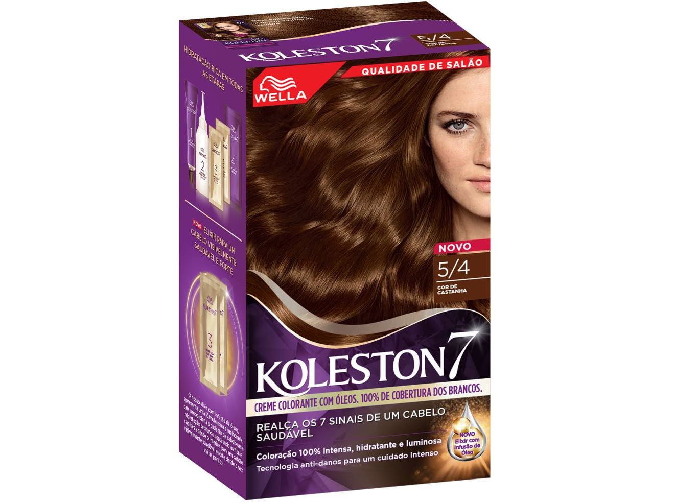 COLORAÇÃO KOLESTON 5/4 COR DE CASTANHA