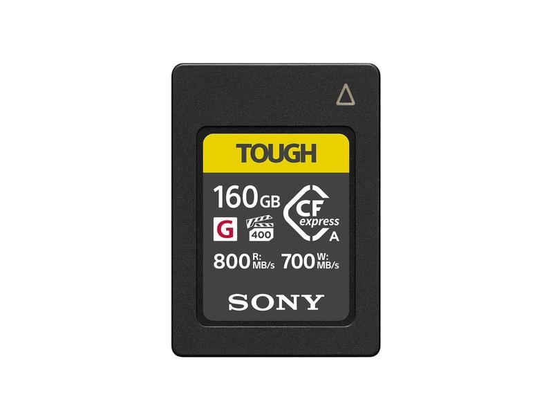 Sony CFexpress-Karte Typ-A Tough 160 GB Schnelle Speicherkarte mit 80 GB Speicherkapazität
