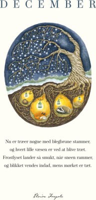 December - Året Plakat