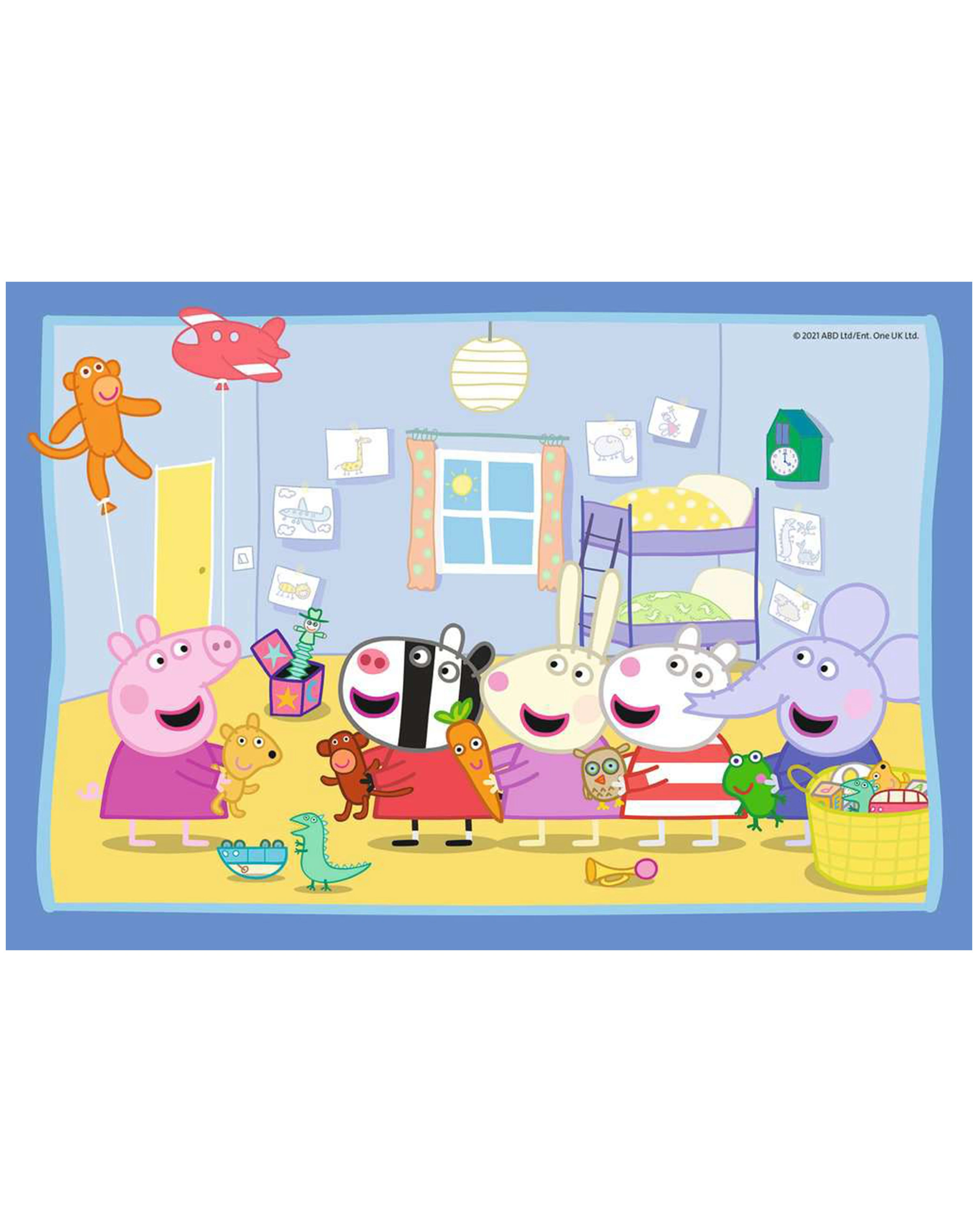 Puzzle PEPPAS ABENTEUER 2x12-teilig