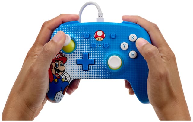 PowerA Enhanced Wired controller til Nintendo Switch (Blå)
