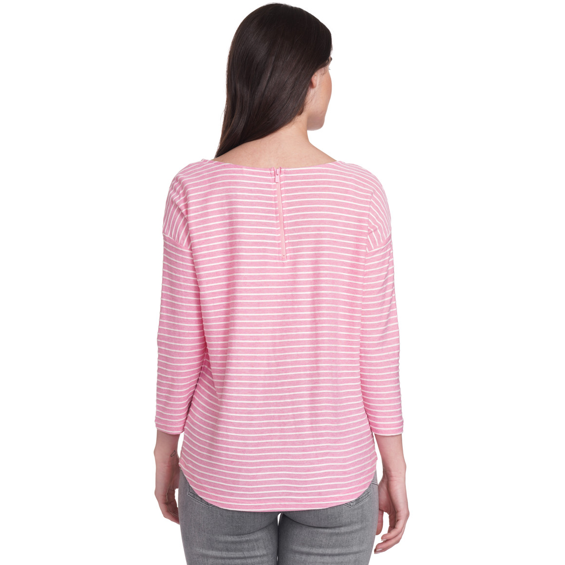 Gina Damen Shirt mit 3/4-Arm pink