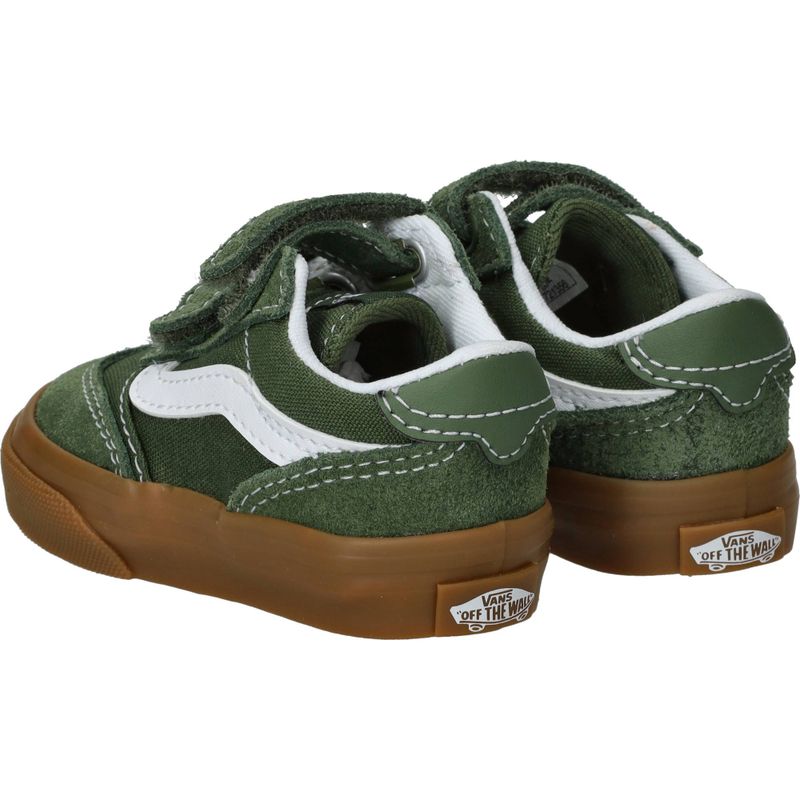 Vans Brooklyn LS V Sneakers Groen Jongens
