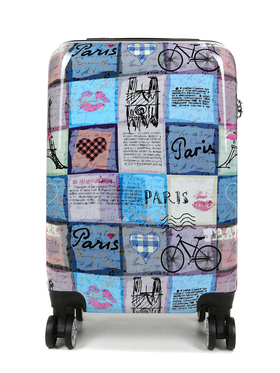 Valise Madisson Patchwork Paris 55 cm