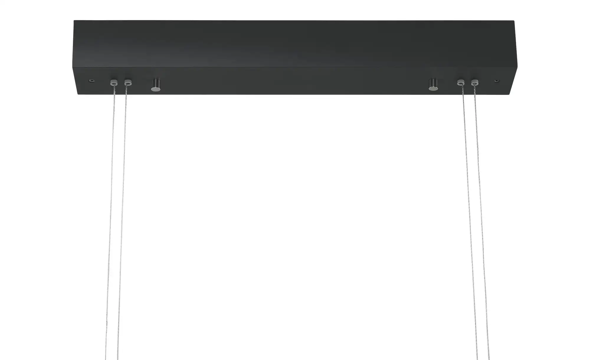 KHG LED-Pendelleuchte, 3-flammig, schwarz/ Eiche