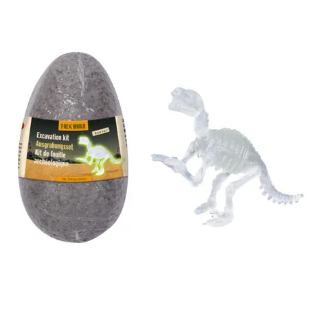 Die Spiegelburg T-Rex World Figuren im Ei (nachtleuchtend), 1 Stk, sortiert