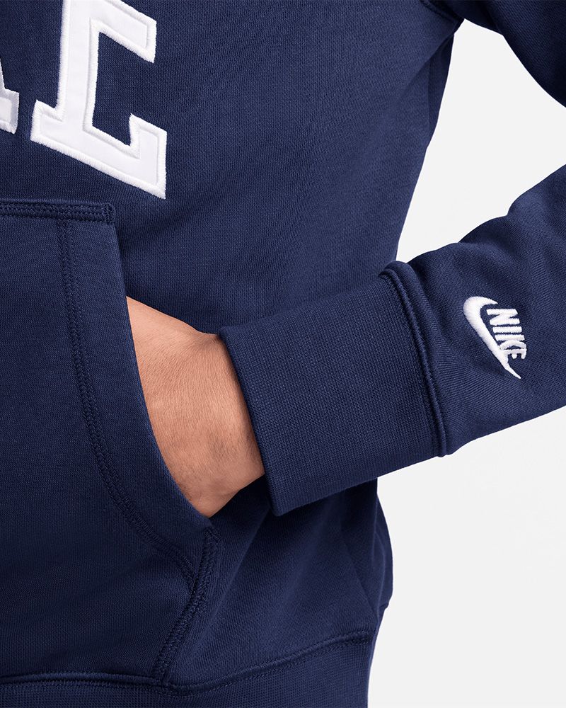 Polo manches longues Nike Club Bleu Marine pour homme