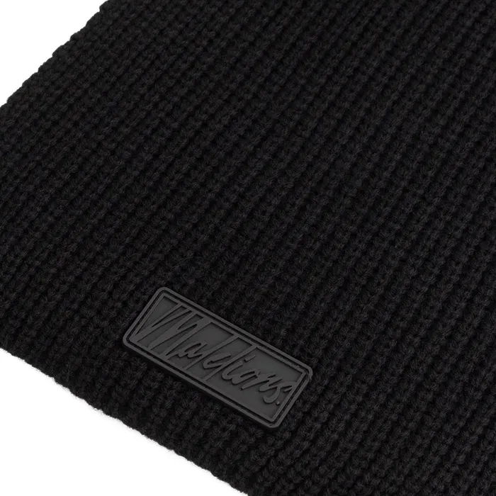 Malelions Ribbed Beanie en Sjaal Set Heren