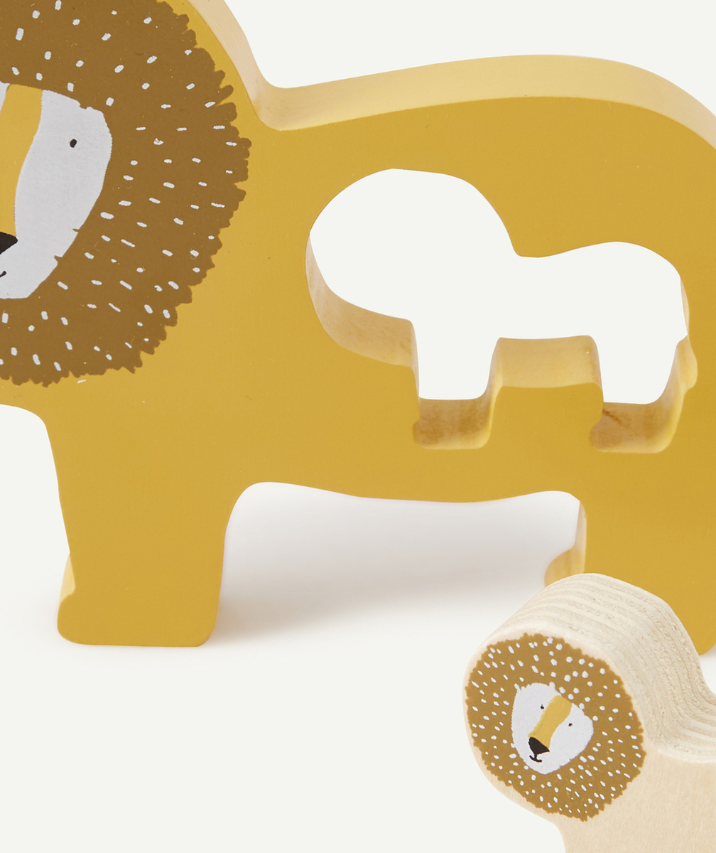 TRIXIEPUZZLE EN BOIS BÉBÉ LION