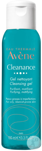 Avène Cleanance Gel Nettoyant Matifiant Purifiant Peau Grasse Flacon 100ml