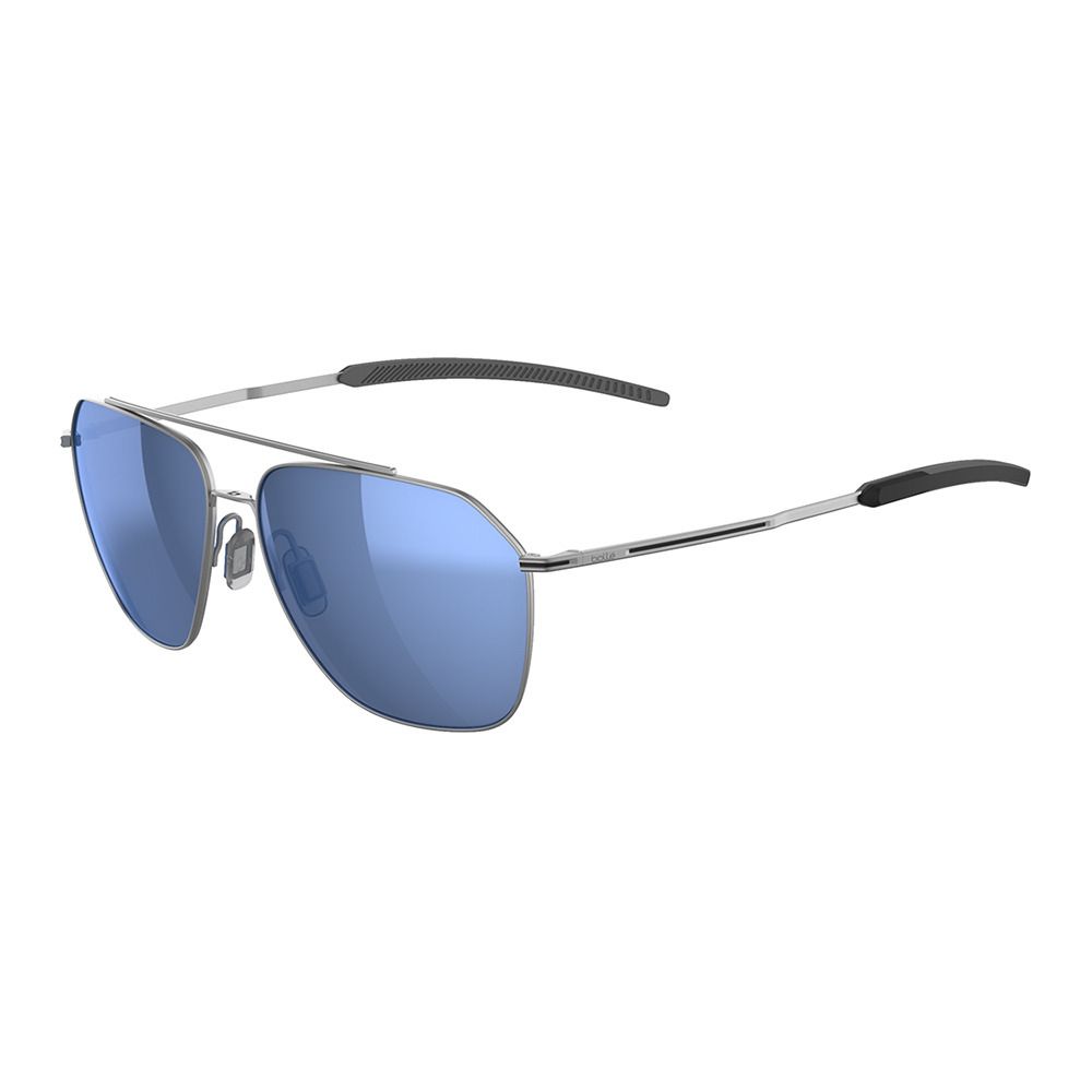 Bolle SOURCE - Lunettes de soleil polarisés silver matte/volt+ offshore