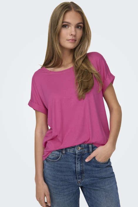 Only roze dames t-shirt