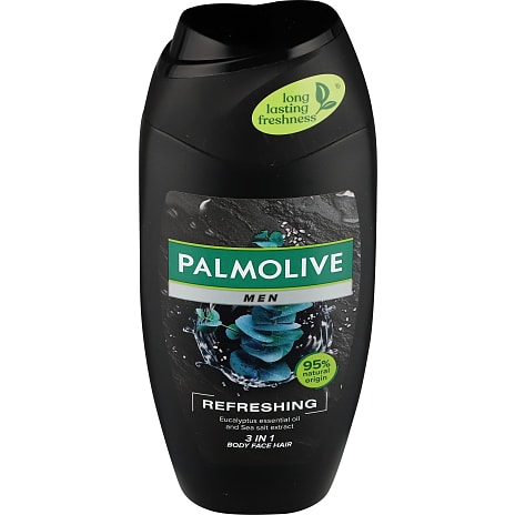 3-i-1 shower gel m. eukalyptusolie og havsalt