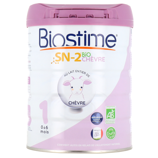 Biostime lait de chèvre bio 1er âge - Alimentation bébé 0-6 mois