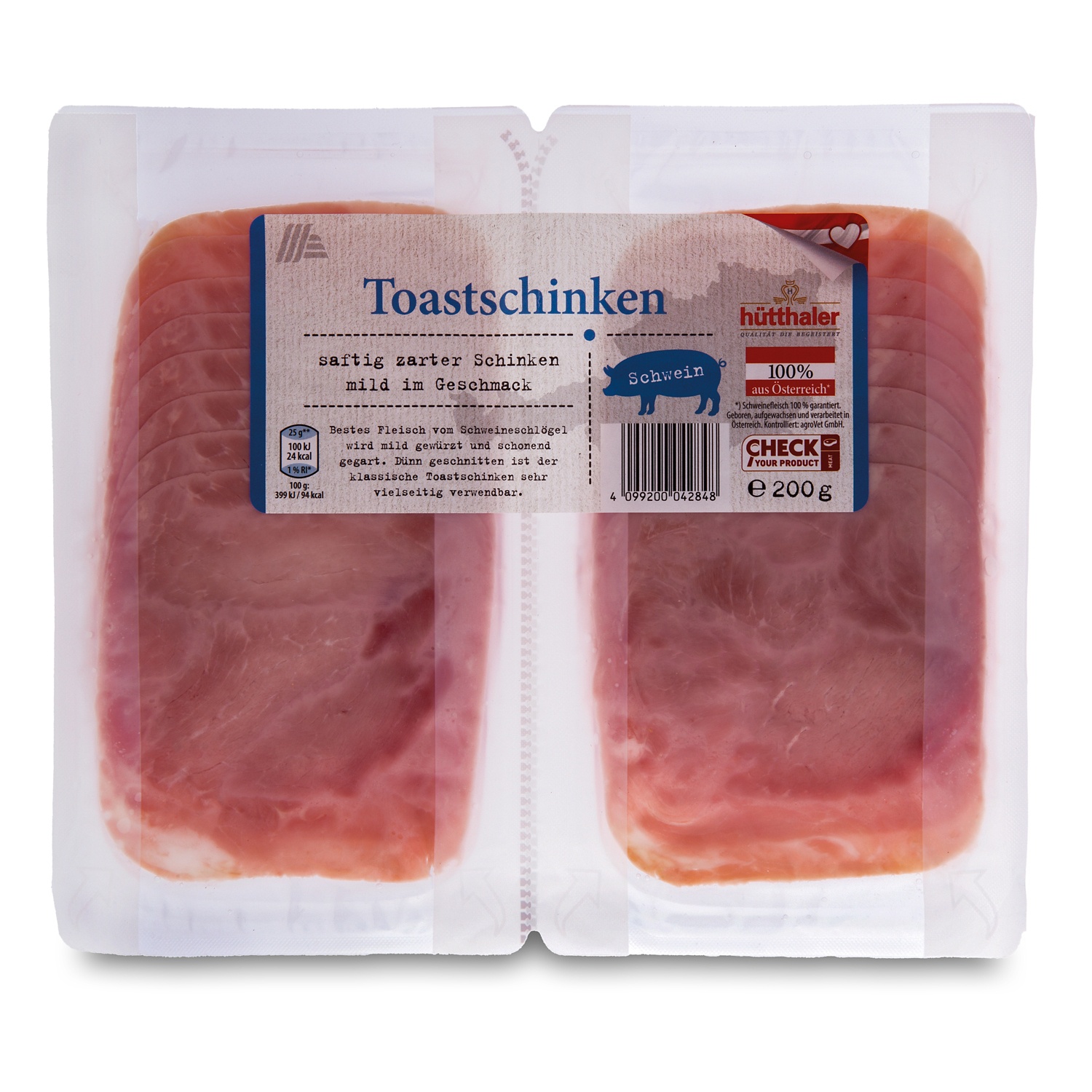 GENUSS 100% AUS ÖSTERREICH Toastschinken 200 g