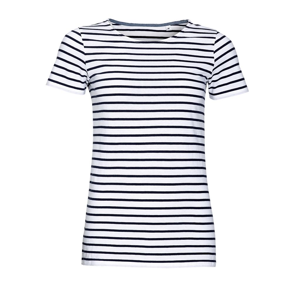 SOL'S 01399 - MILES WOMEN Tee Shirt Femme Col Rond Rayé