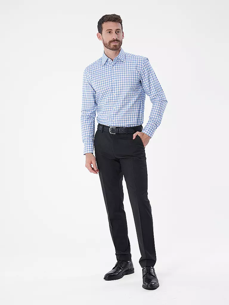 BOSS Hemd Slim Fit hellblau
