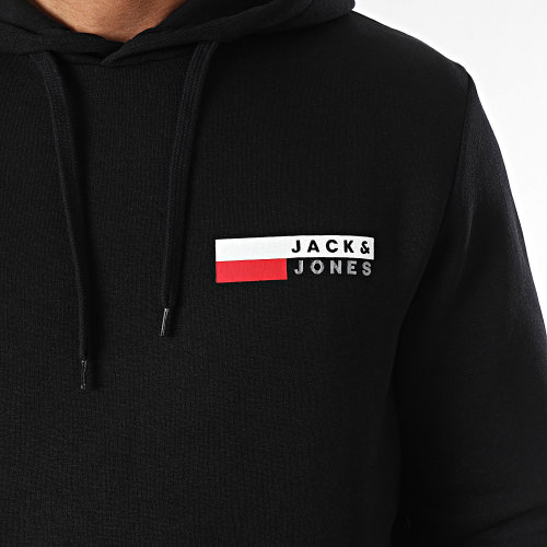 Sweat Capuche Corp Logo Noir