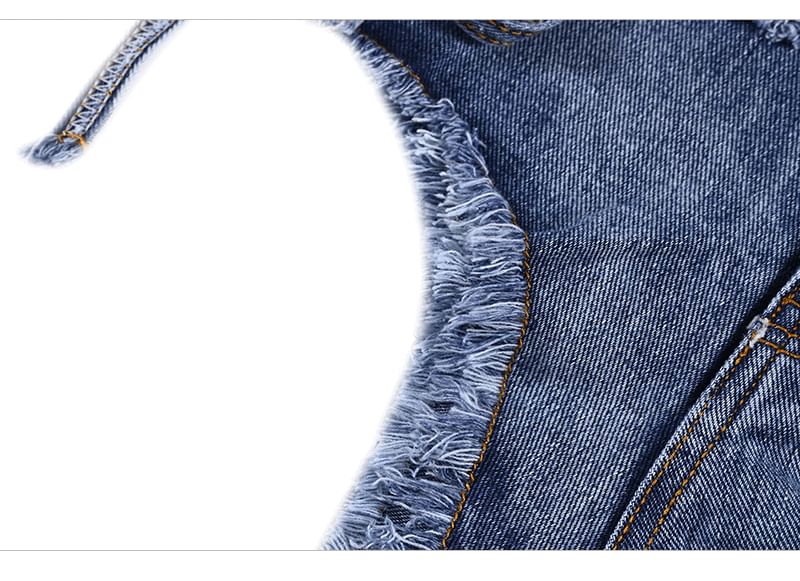SPUCIKLEI - Gewassen denim bikiniset