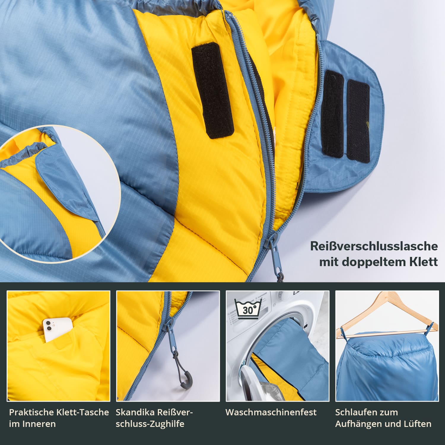 Skandika Gjora Blue slaapzak
