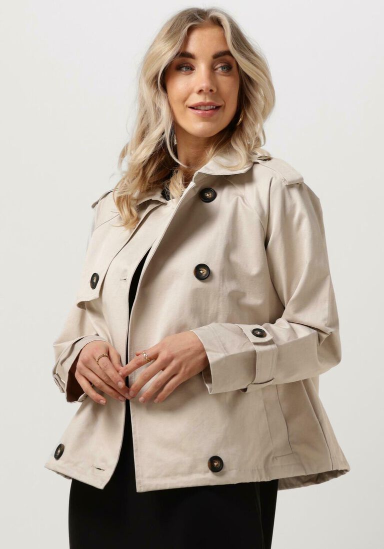 MY ESSENTIAL WARDROBE zand my essential wardrobe jack miramw short trenchcoat