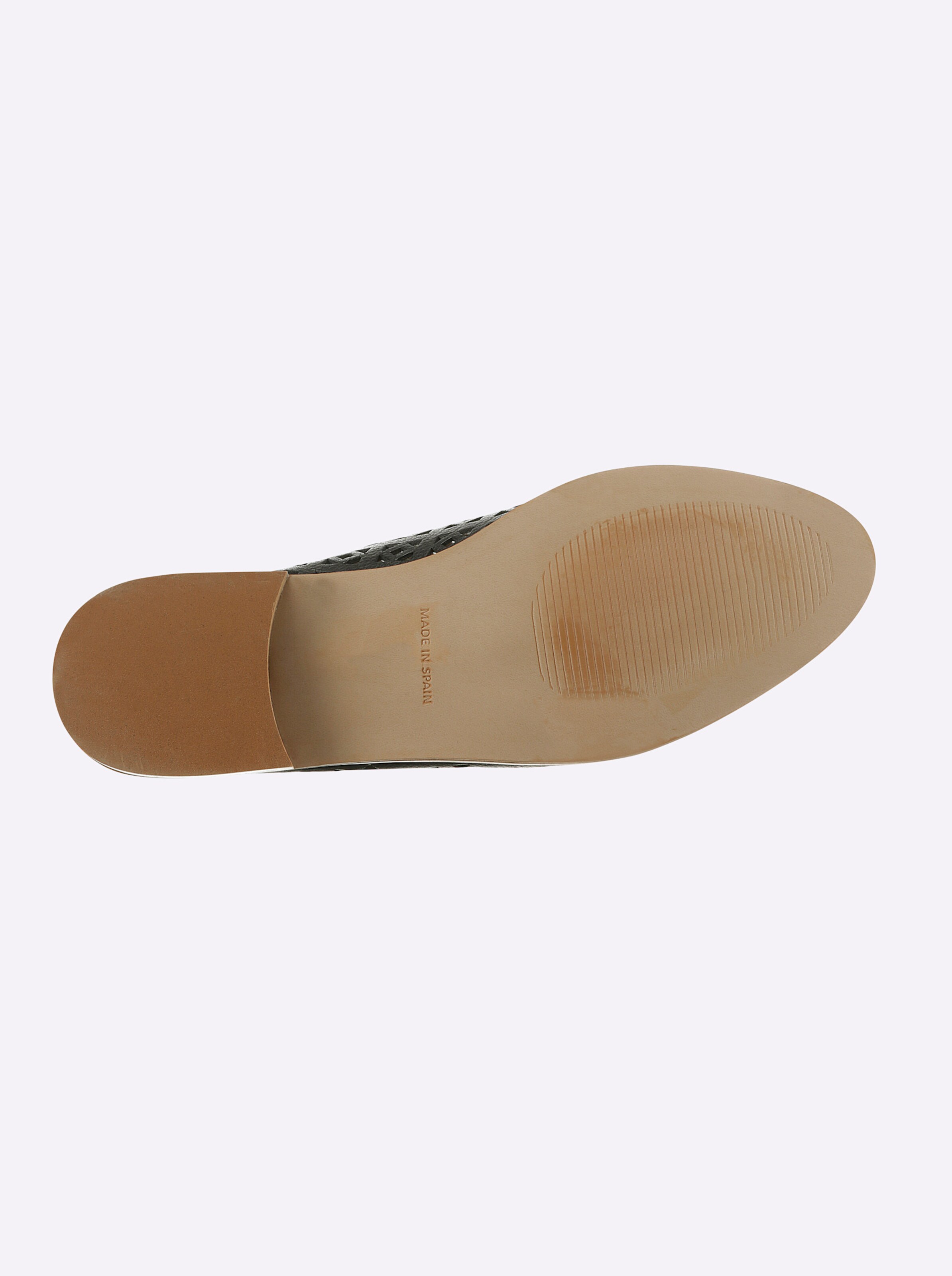 heine Slipper in schwarz