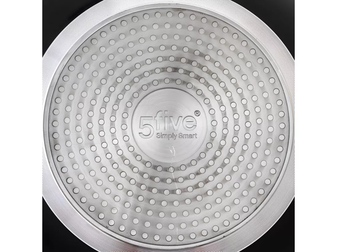 Casserole 20 Alu Forgé Silitop Noir - FIVE