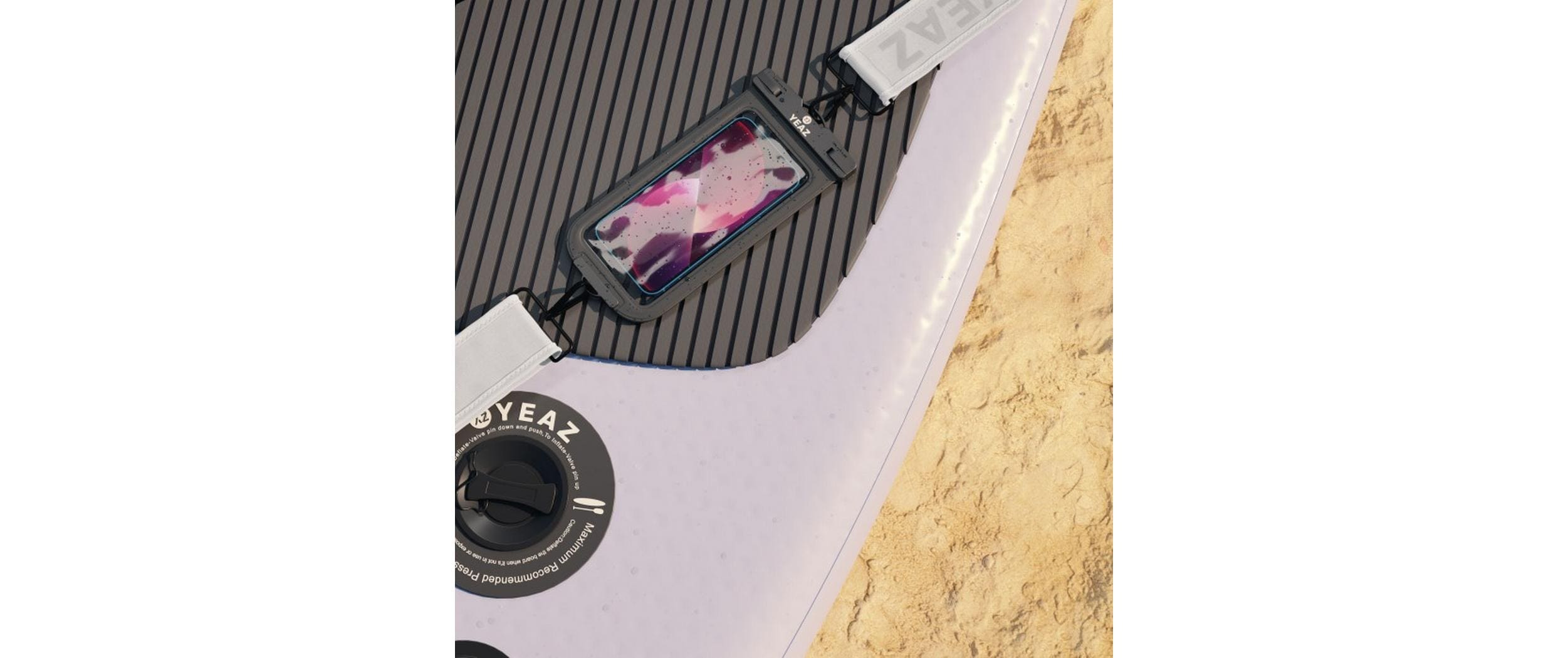 Ocean Shot Phone Case Holder Schwarz/WeissSchutzhülle für Mobiltelefone