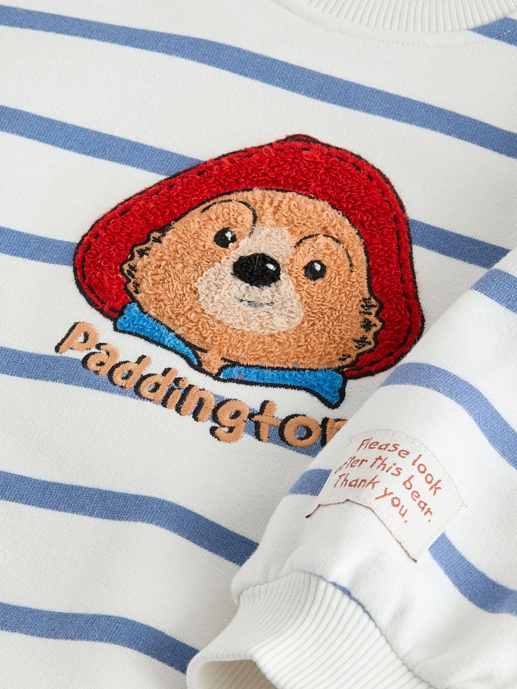 Paddington Bear Crème Strepen - Sweatshirt (3 mnd-7 jr)