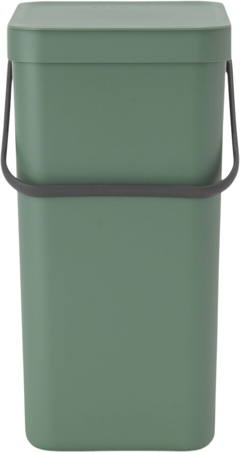 Brabantia Affaldsspand m/låg sort. kon. 16 lt Fir green