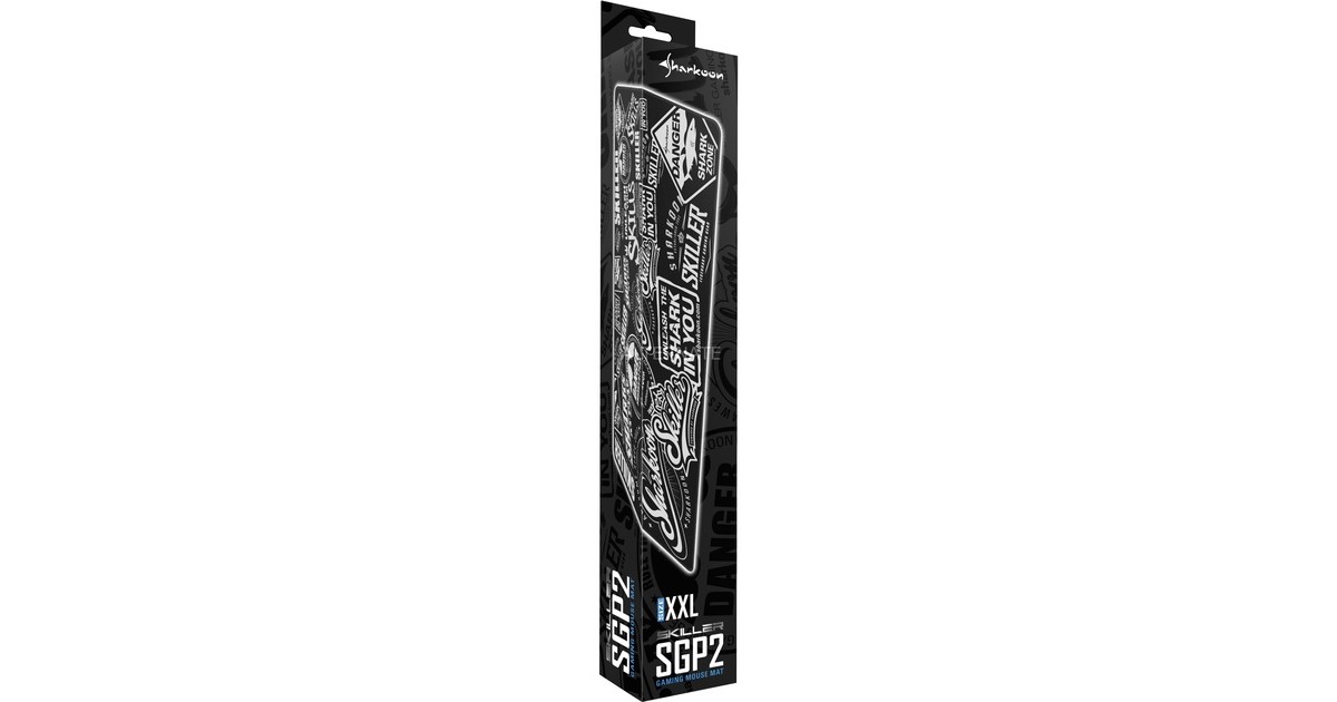 SharkoonSKILLER SGP2 XXL gaming muismat  (Zwart/wit)