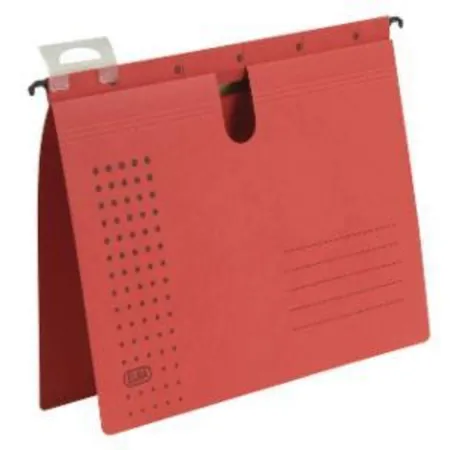 Elba 100552110 Hängehefter chic, Karton, A4, rot, 5 Stück