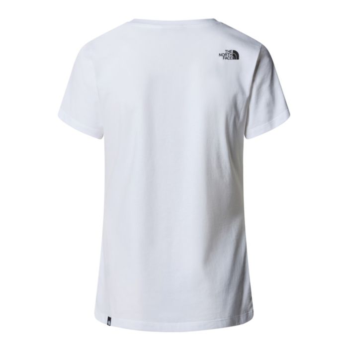 The North Face Dame T-shirts Simple Dome Slim SS Tee Hvid
