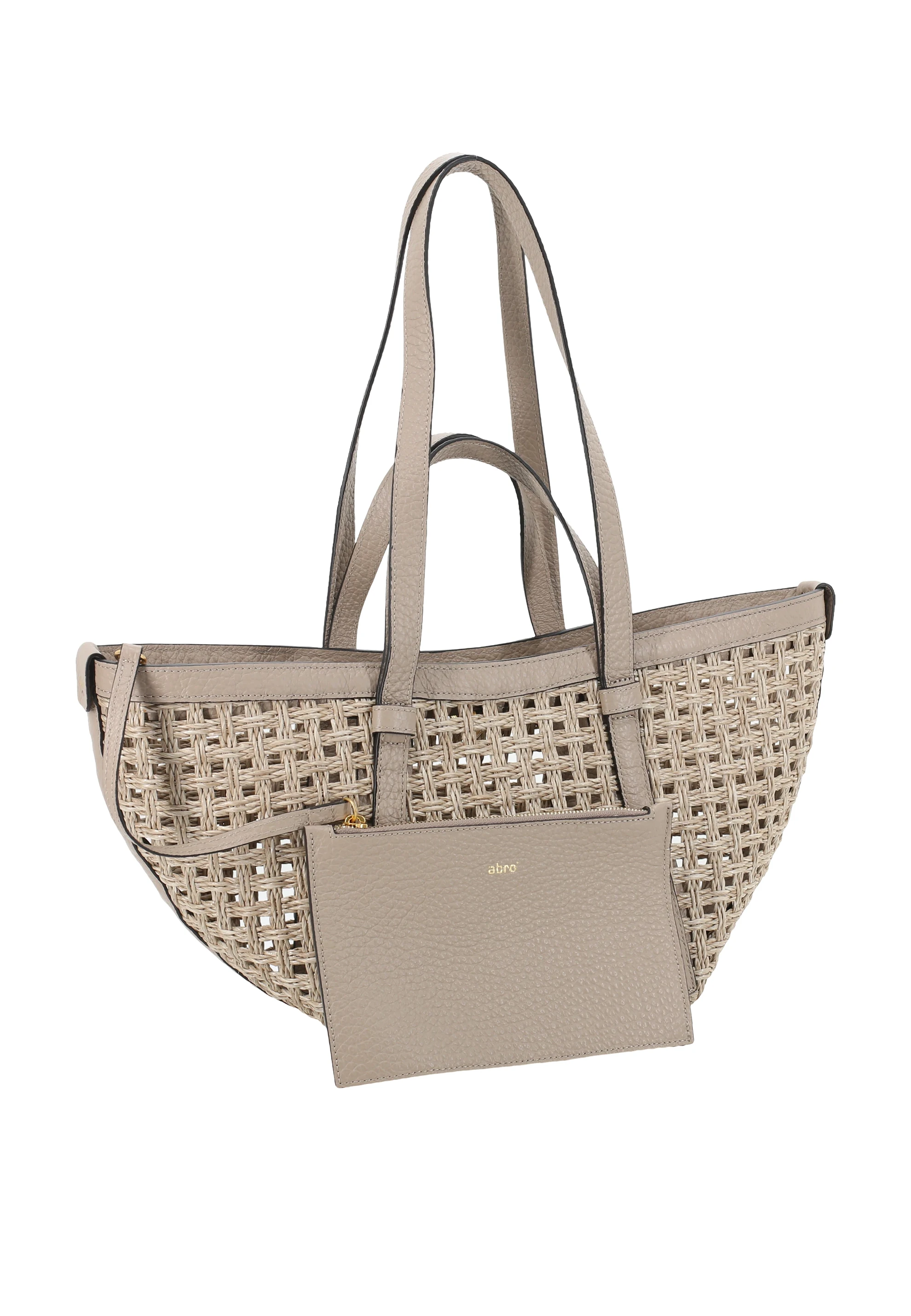 Shopper COSMO medium Raffia/leather Standard