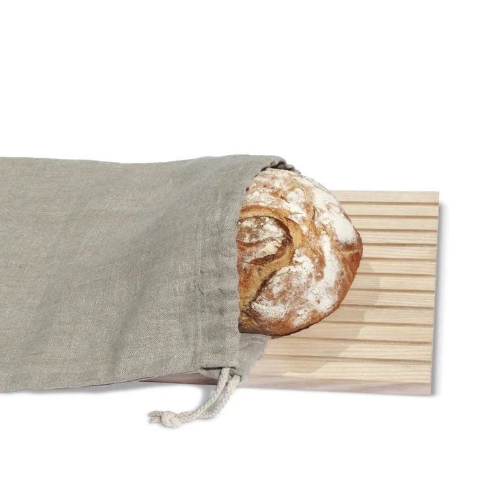 side by side - Brotbeutel, Leinen
