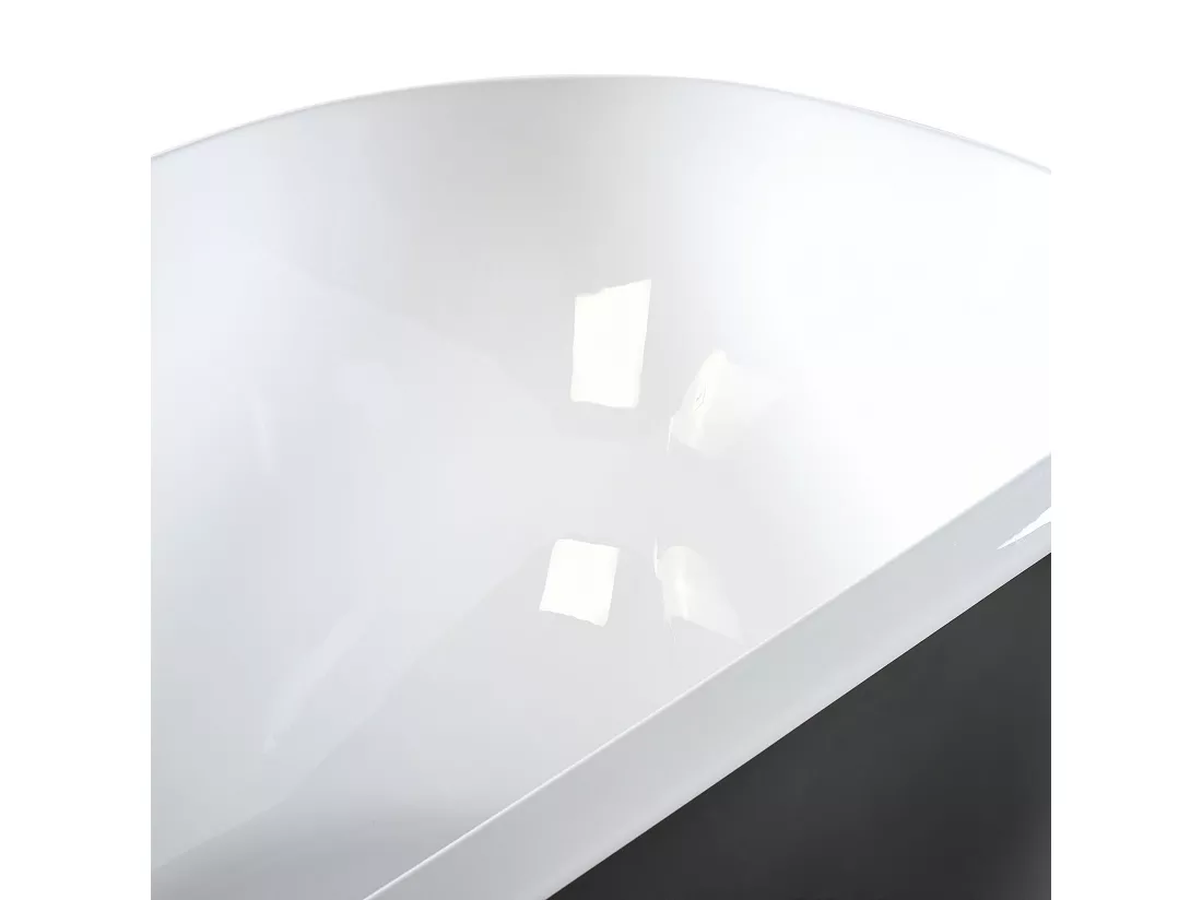 Baignoire îlot noire 170 x 77 cm TESORO