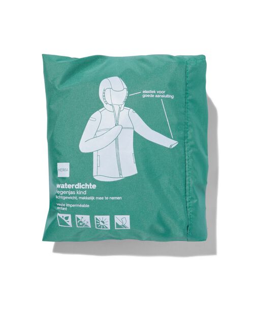 veste de pluie pour enfant léger imperméable vert