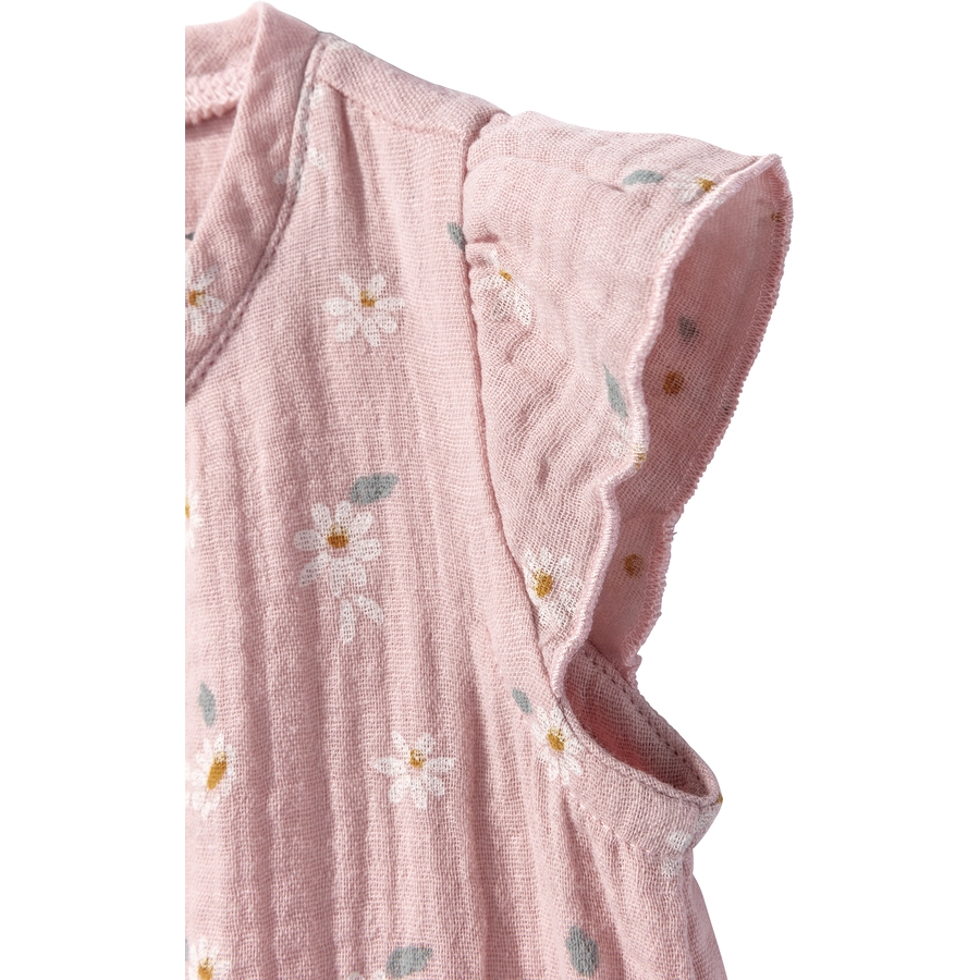 Sterntaler Babykleid Blümchen samtrosa