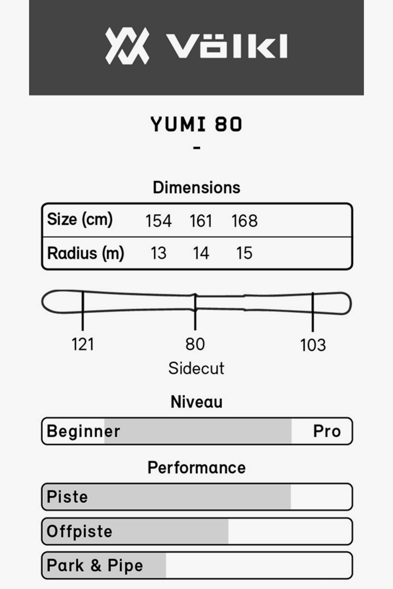 Voelkl Yumi 80 Damen Ski 2223