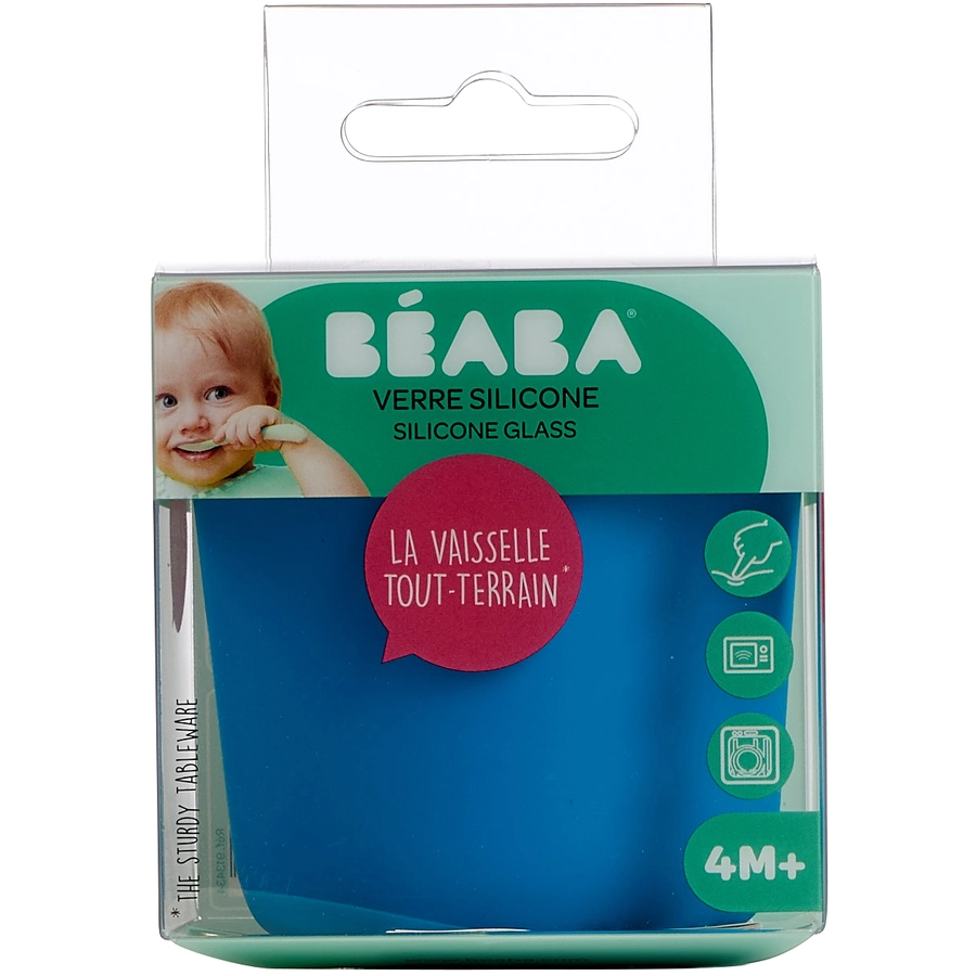 BEABA® Silikonbecher in blau