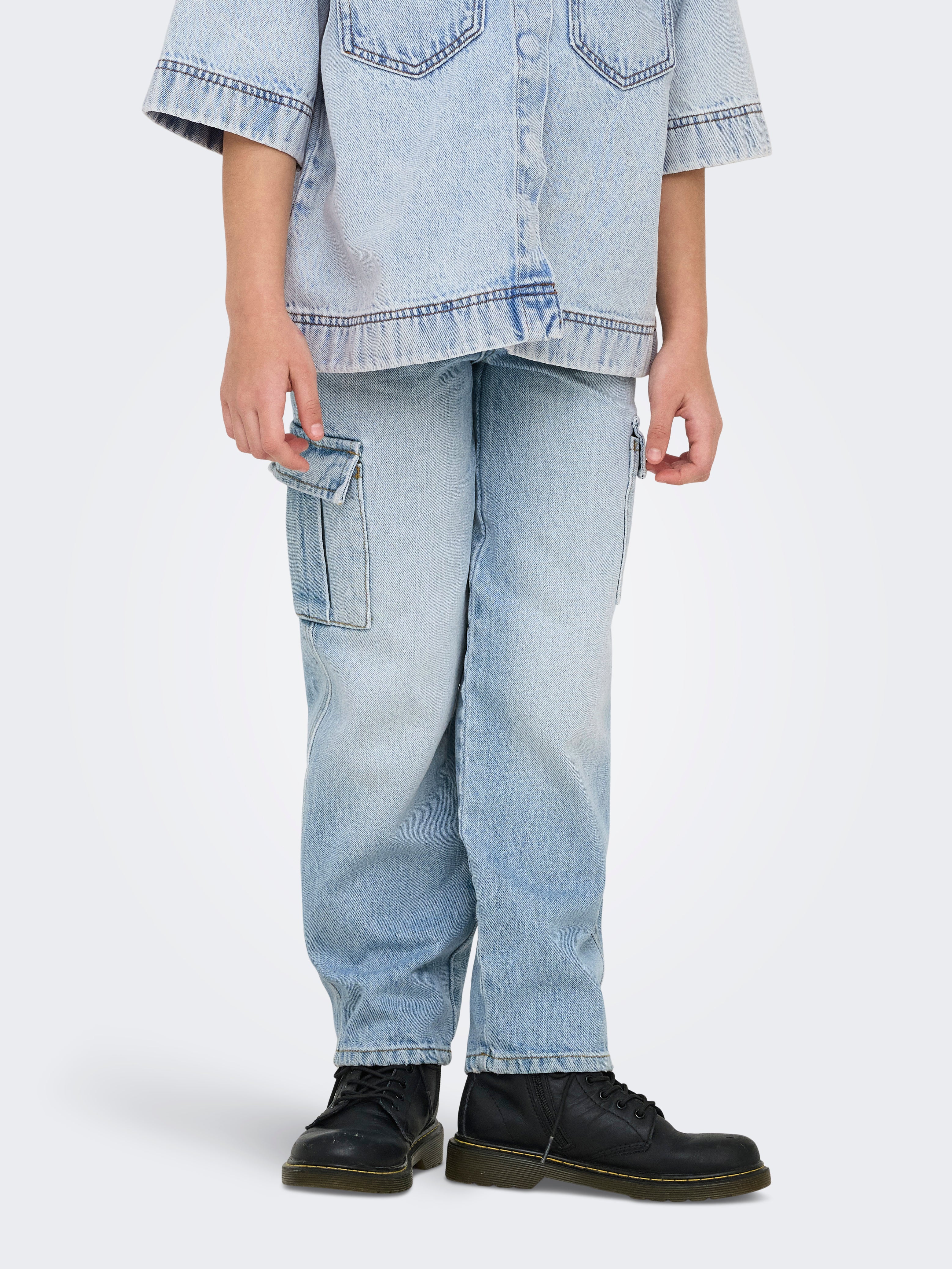 KOGHARMONY Weiter Beinschnitt Jeans Light Blue Denim