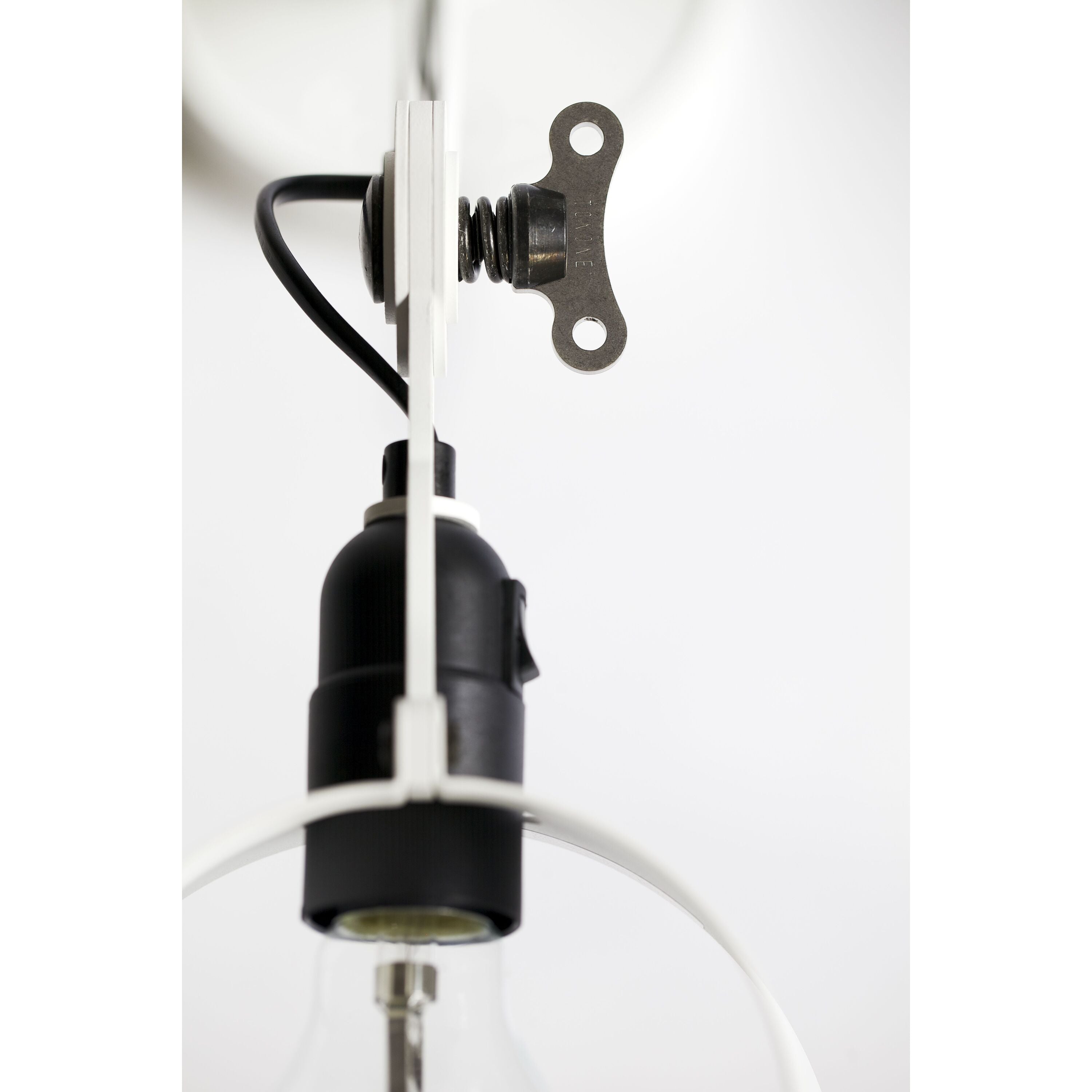Tonone Bolt Bed Sidefit wandlamp met stekker Smokey Black