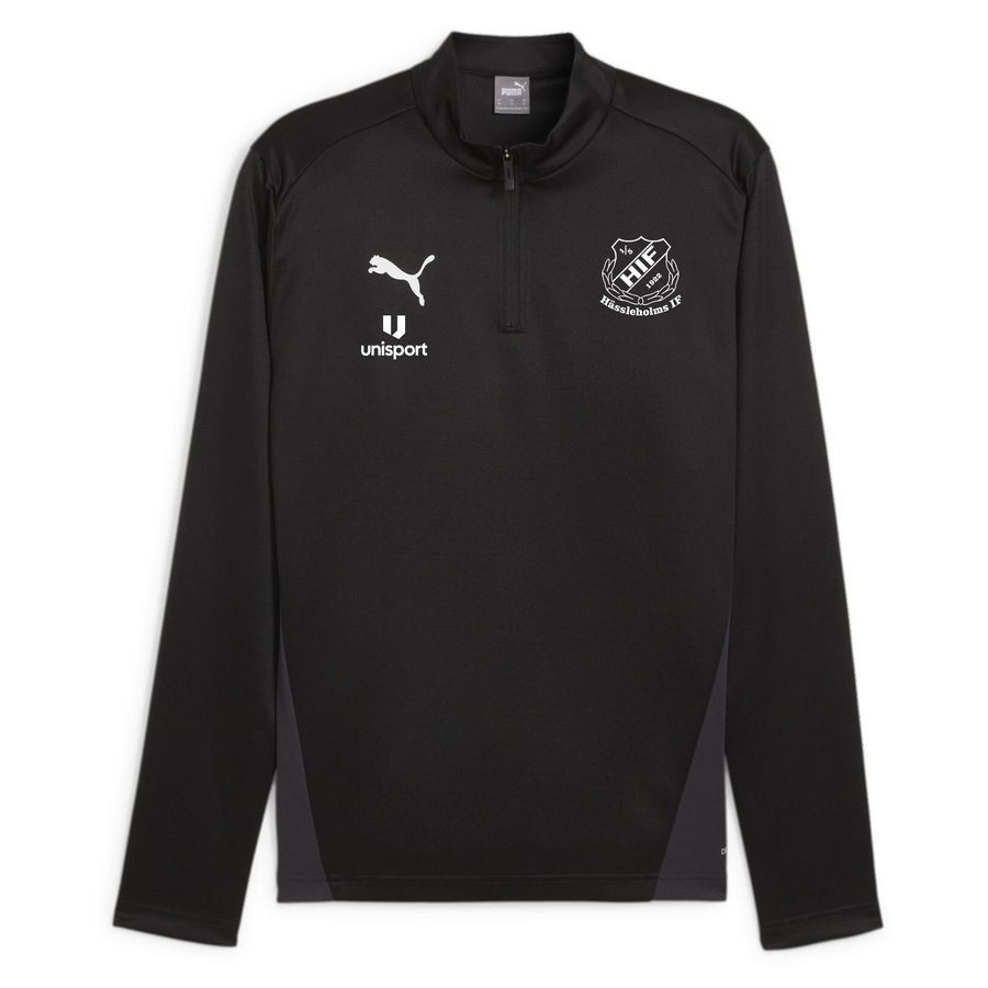 Hässleholms IF Träningströja 1/4 Zip Spelare Vuxen - Svart/Grå