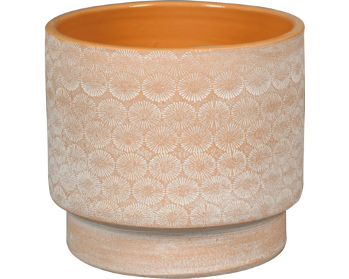 Passion for Pottery steengoed bloempot, 20 x 20 x 18 cm, oranje