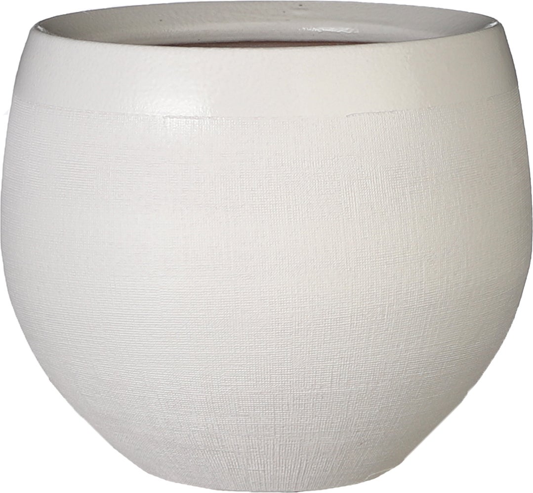 Mica Decorations bloempot Douro wit D 14 H 14 cm