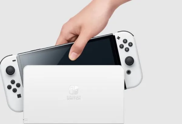 Nintendo Switch OLED - Spilkonsol - 1080p (Full HD) - hvid