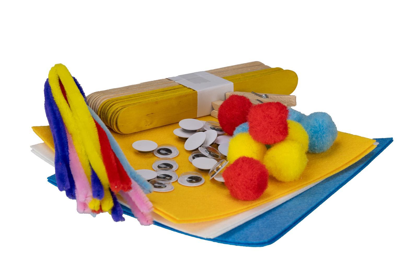 Einhorn-Bastelbox. Mit Anleitungen, Bastelmaterial und Mitmachbuch