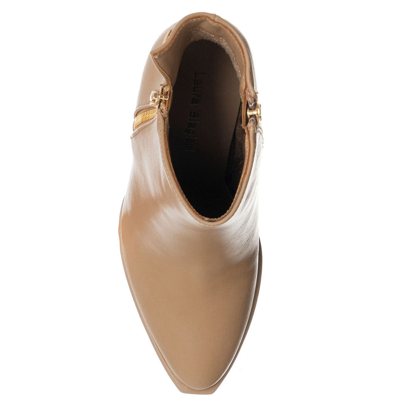 Laura Biagiotti Bottines Ubalda beiges - Talon 11 cm